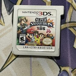 Super Smash Bro Nintendo 3DS