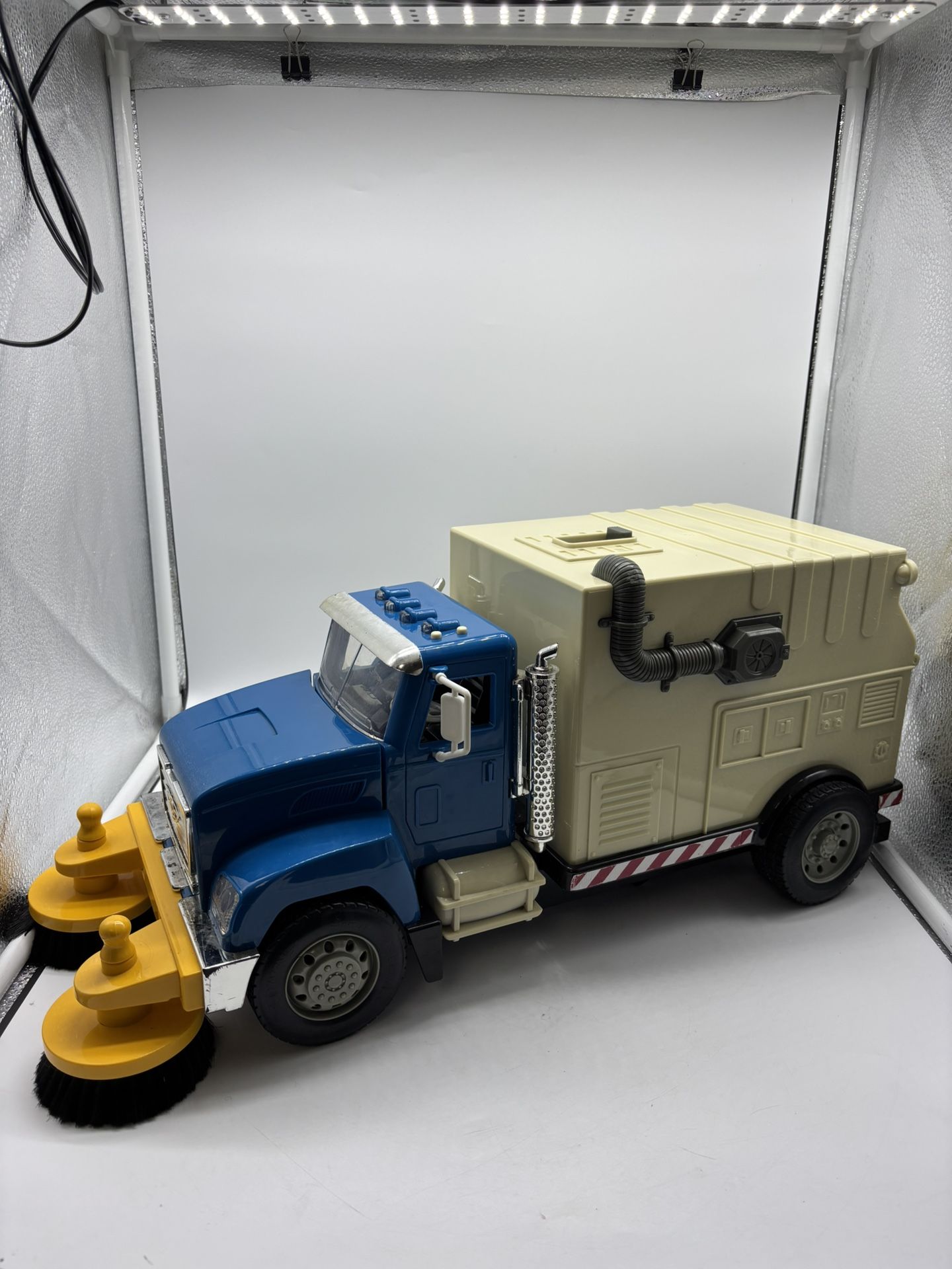 Driven By Battat 21” Street Sweeper Blue Truck Working Lights and Horns