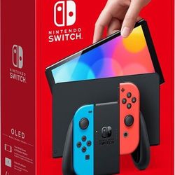  Nintendo Switch - OLED Model Neon Blue/Neon 