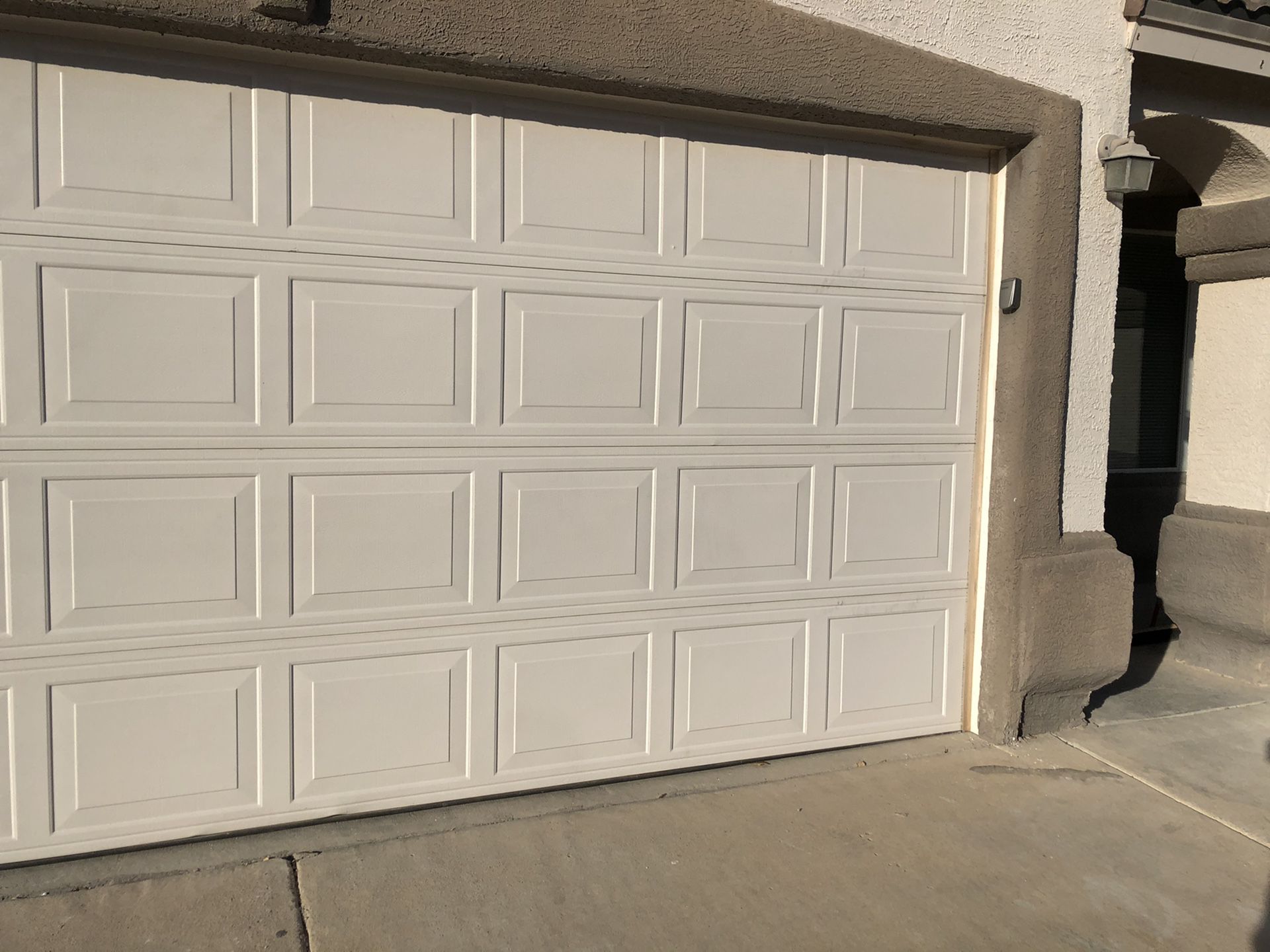16x7 Garage door