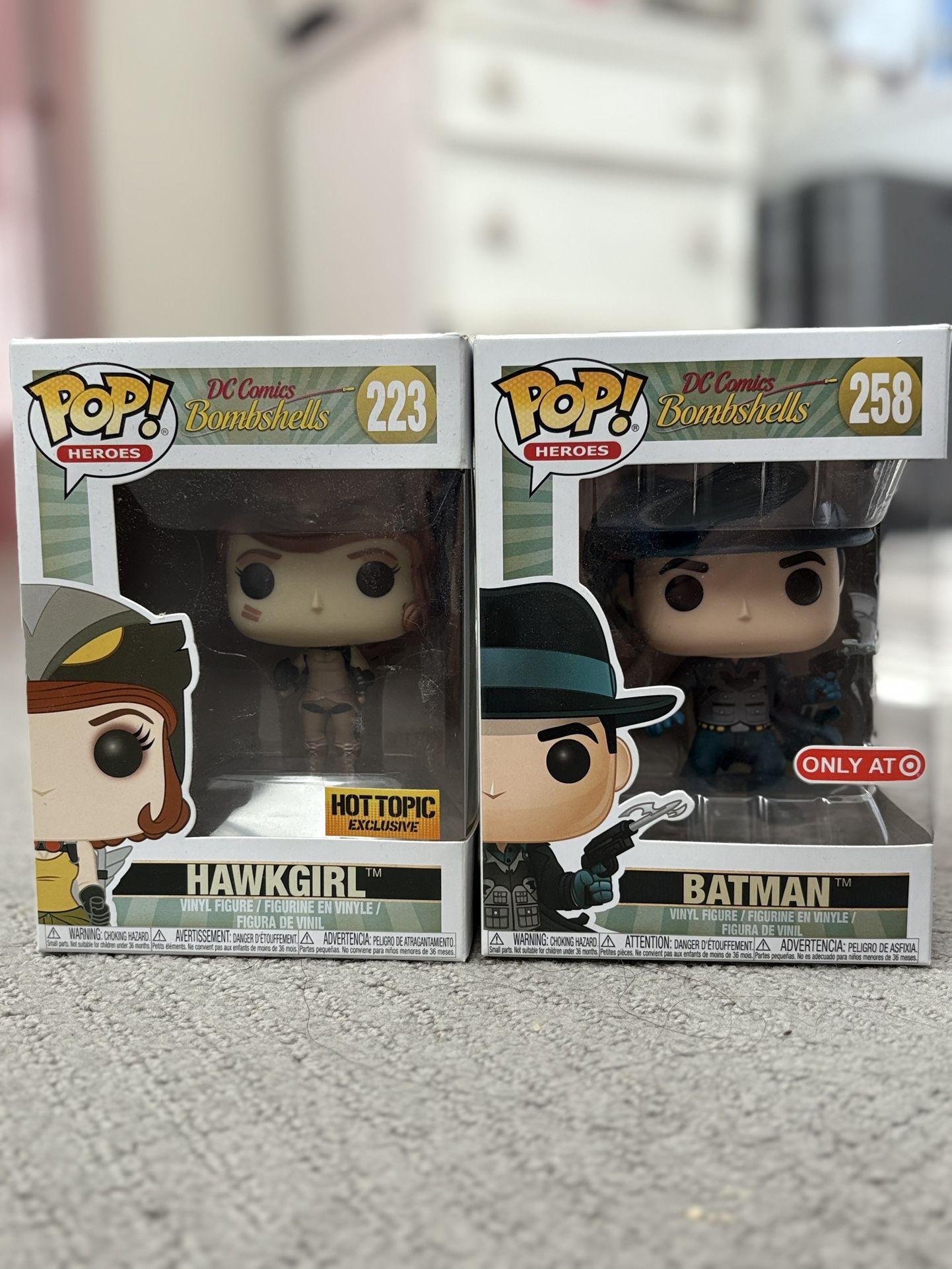 HawkGirl & Batman Funko Pop Bundle