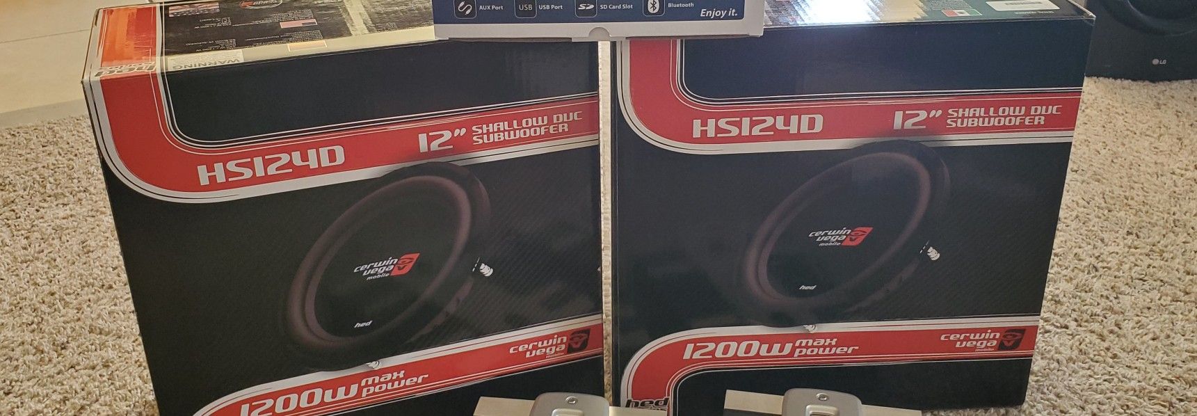 12" speakers 1200w each