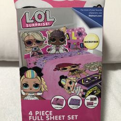 LOL Surprise Full Size Sheet Set