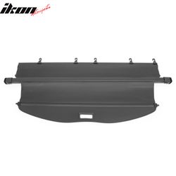 Fits 2020-2026 Toyota Highlander Retractable Rear Cargo Cover Carbon Fiber Print