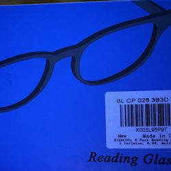 Reading Glasses +6.00      $8.00