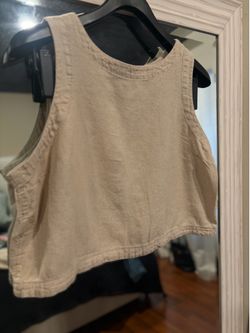 Old Navy Linen Set Top (L) Bottom (XL)