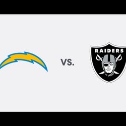 chargers Vs Raiders Nov 30th 4 Tickets 