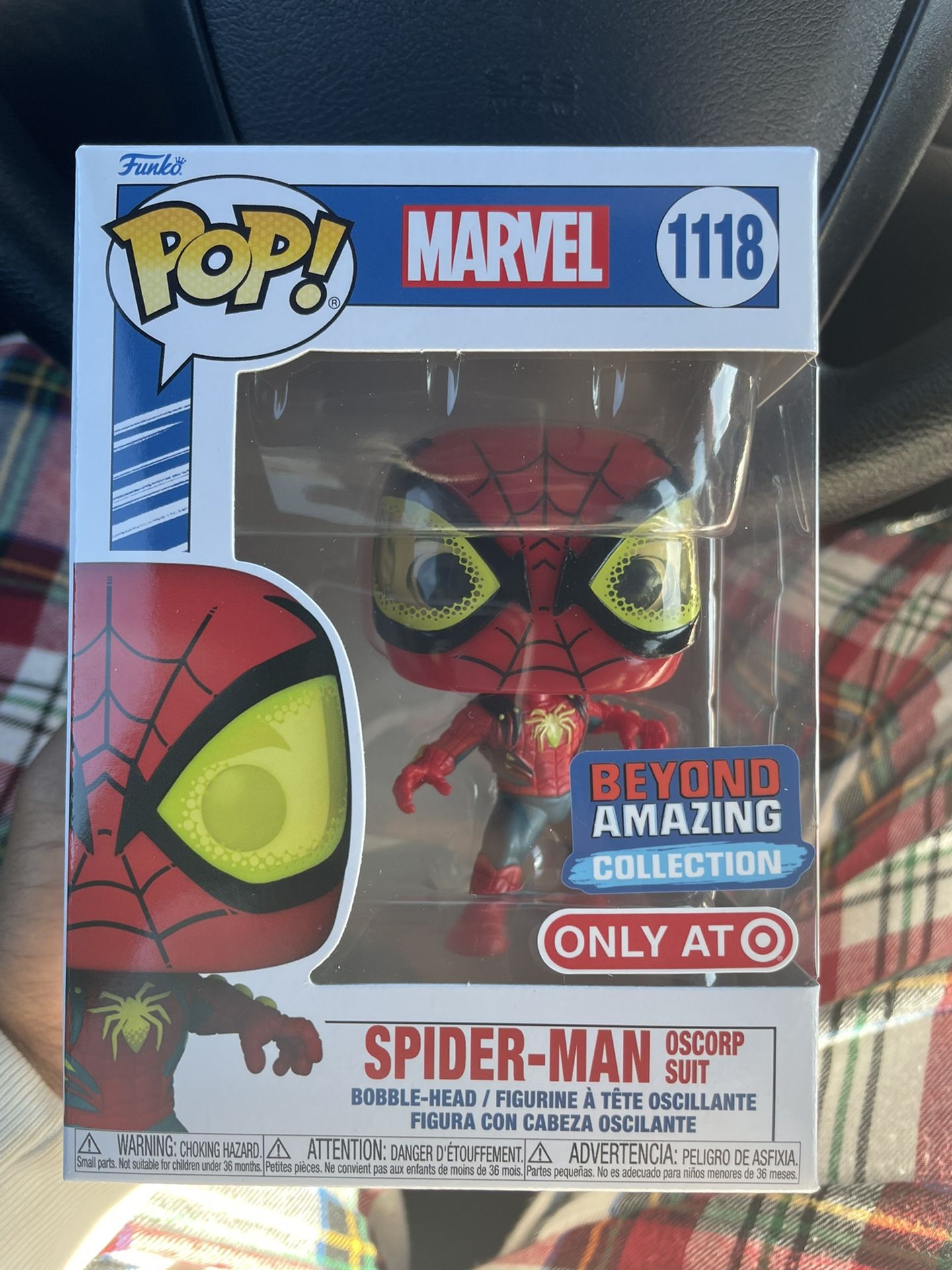 SpiderMan Oscorp Suit Funko Pop #1118