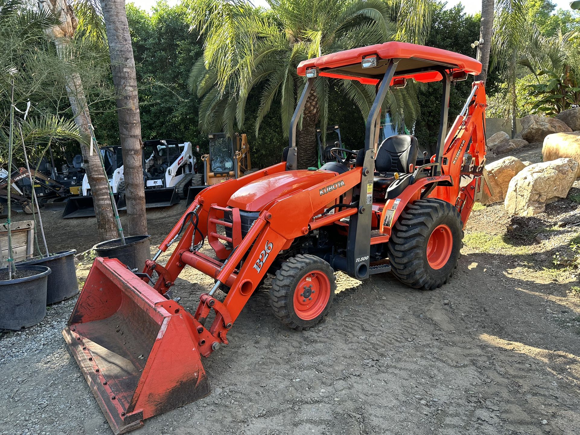 Kubota Mini Loader Backhoe Utility Tractor 