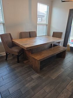 Wood table