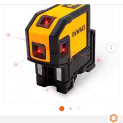 DEWALT 165 ft. Red Self-Leveling 5-Spot & Horizontal Line Laser Level
