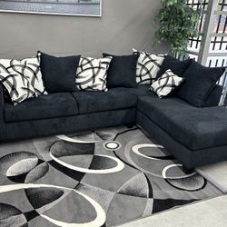 NEW BLACK COUCH $799 TOTAL PRICE