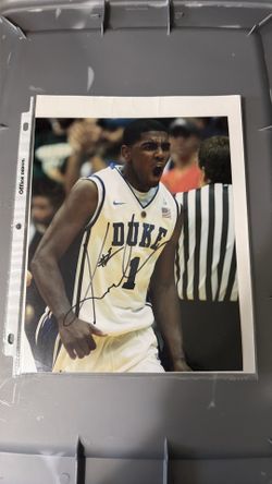 Kyrie Irving signed photo