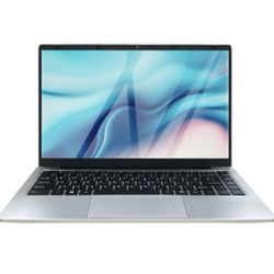 S07 14 inch Ultrathin Laptop, 12GB+256GB, Windows 11 Intel Celeron J4025 Dual Core, US Plug (Silver)