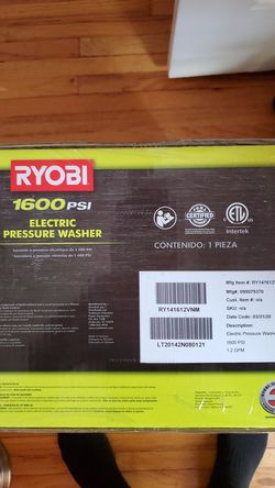 Small ryobi pressure washer 100$ new