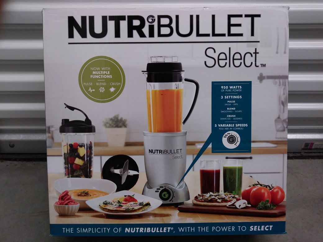 NutriBullet select blender with multiple functions