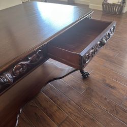 Dragon Library Mahogany Desk