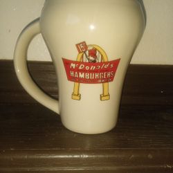 Vintage Single Arch Mc Donald's Hamberger15¢  Coffee Mug  Cash