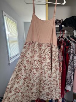 Pink Flower Dress