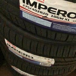 285 40 20 All 4 Tires Set 