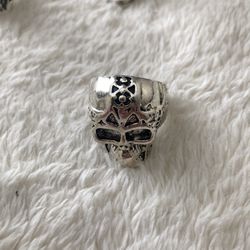 Metal Tribal Skull Ring