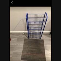 shoe rack and door mat