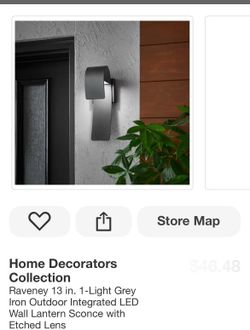 Home Decorators Collection Raveney Wall Lantern Sconce