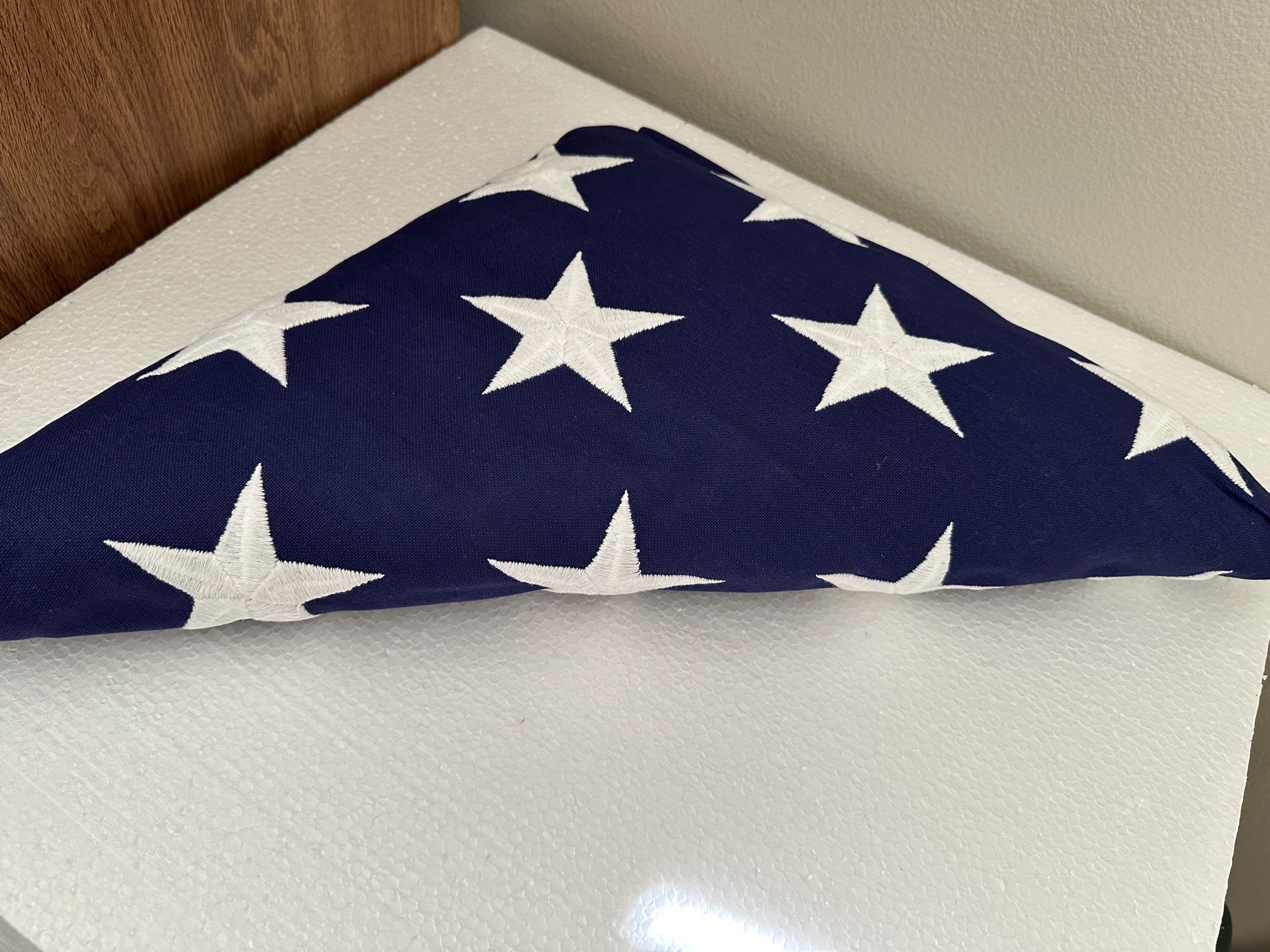 Folded Premium US American Flag, Made in The USA