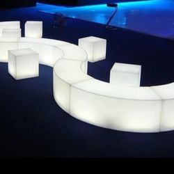 Led furniture for events