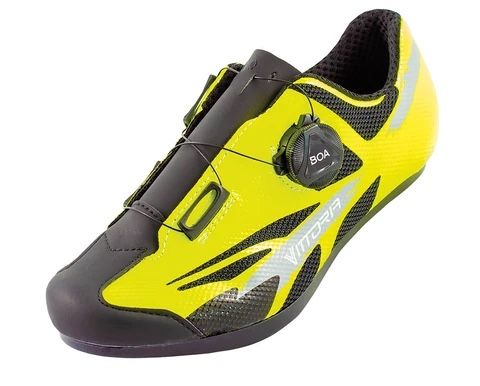 Vittoria Kid Boa Road Cycling Shoes Fluo Yellow EU 32