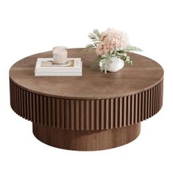 Brand New In Box Walnut Coffee Table