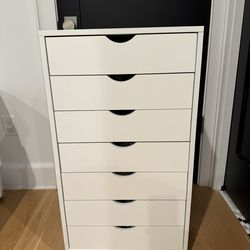 7 Drawer Storage Cabinet With Wheels