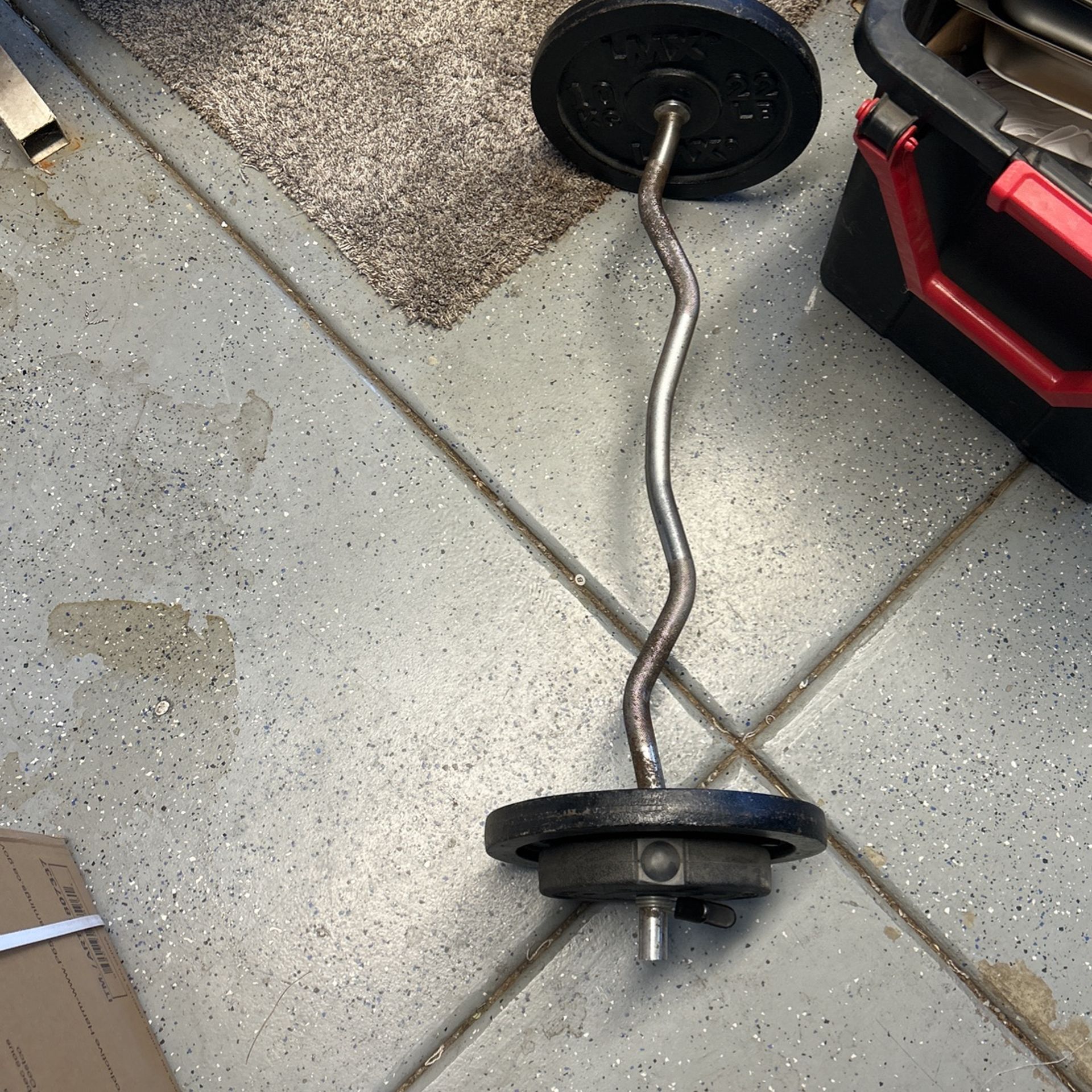 Curling Bar With Weights