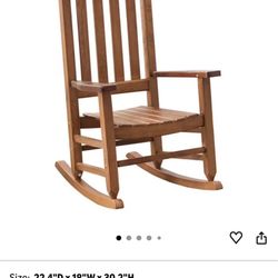 Handcrafted Eli & Mattie Children's Wooden Rocking Chair