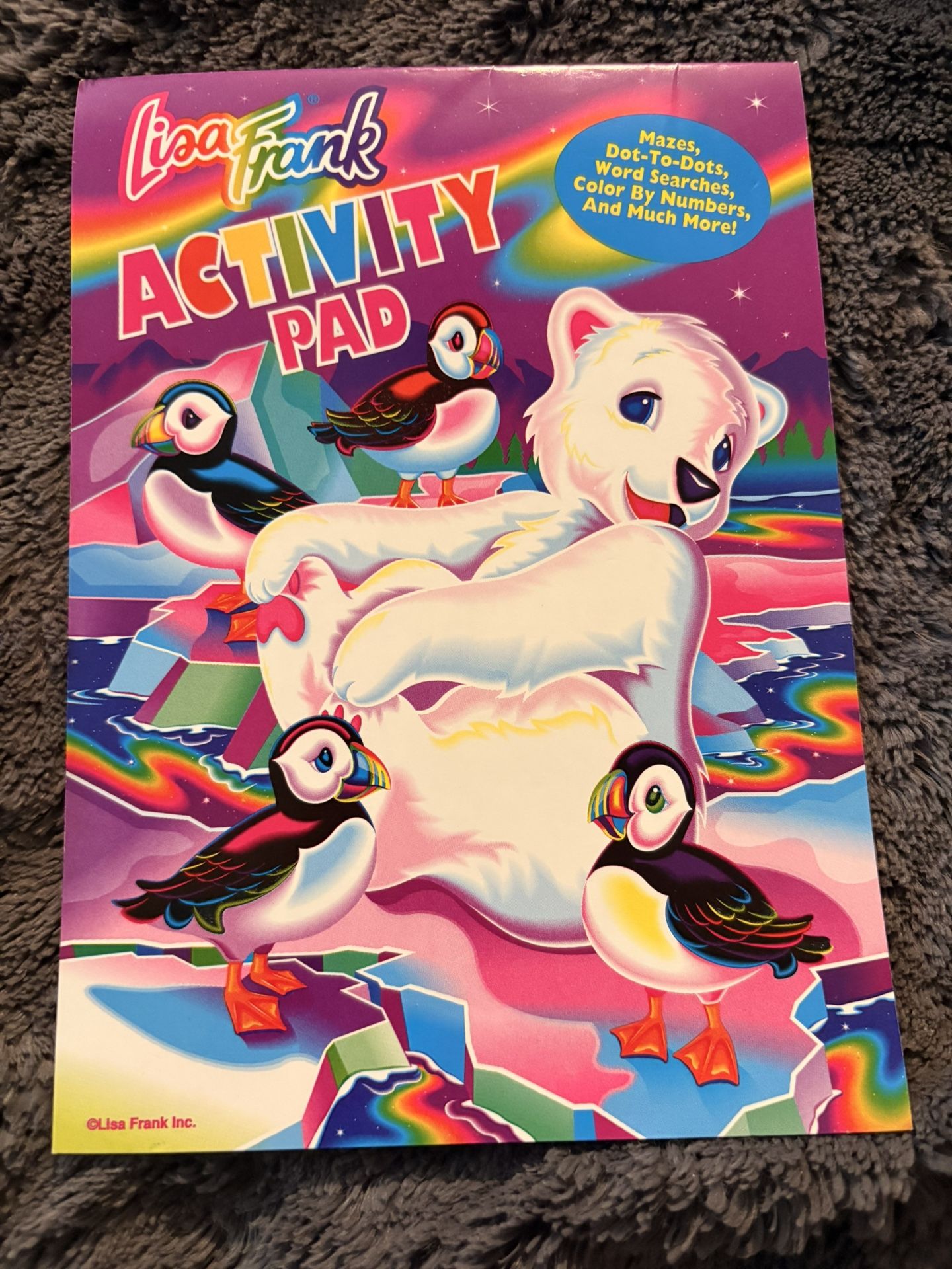 Lisa Frank Activity Pad – Fun & Colorful Stationery