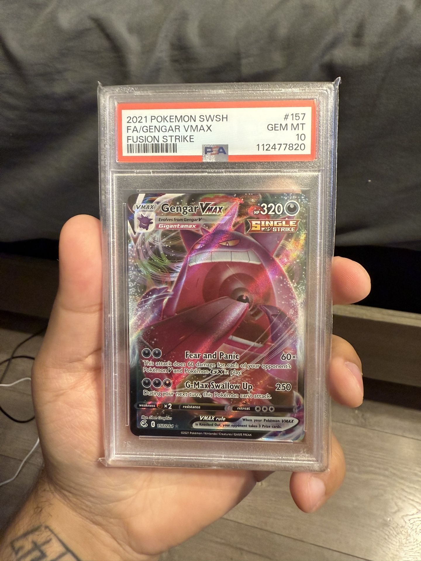 Pokemon Gengar Vmax PSA 10