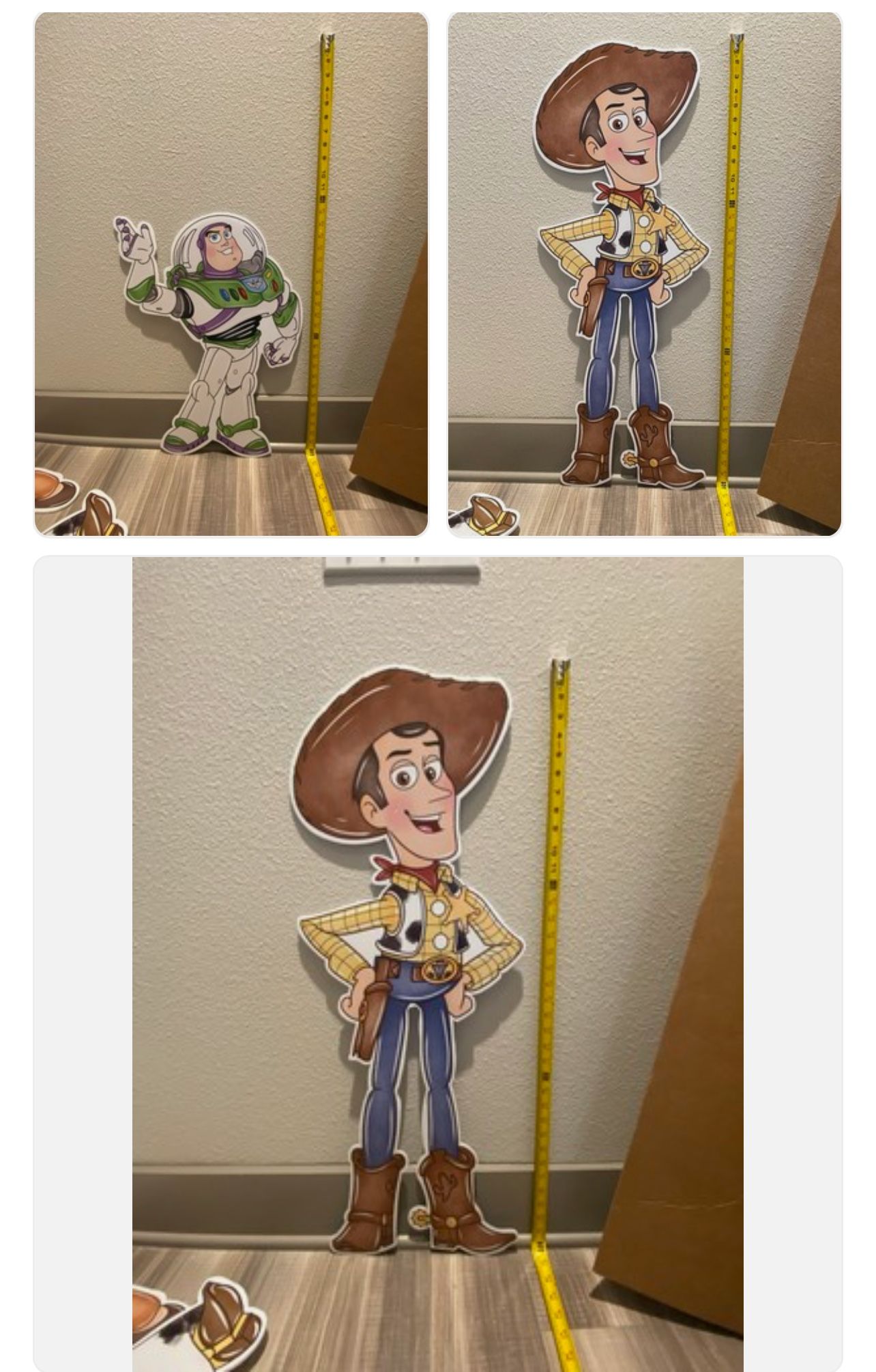 Toy Story cut outs for party decor