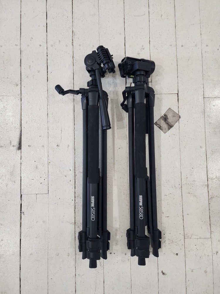 SUNPAK 5858d Photo/Video Tripod, Black