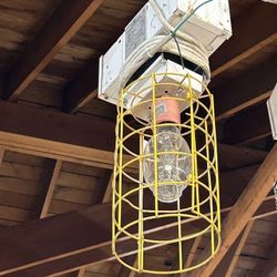 Industrial Caged Hanging Lights