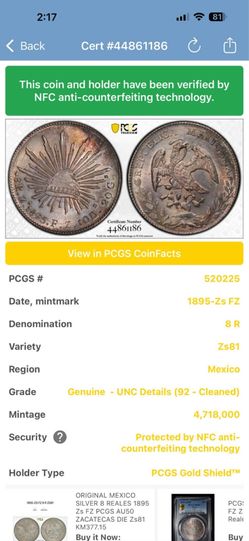 1896 zs 8 reales