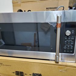 GE CAFE Microwave New Open Box Warranty Ready To Deliver  White Or Stainless Warranty  30 Inches Warranty  