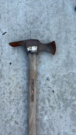Vintage Estwing-Style Roofing Hatchet / Shingle Hammer – Wooden Handle
