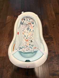 Fisher-Price™ Baby to Toddler Bath 4-in-1 Sling 'N Seat Tub with Removable Infant Support, Pacific Pebble
