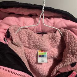 Girls 2 In 1 Winter Jacket