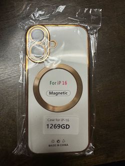 iPhone 16 case gold new