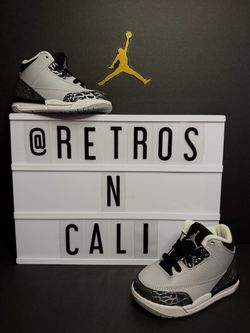 Jordan 3 Retro “Wolf Grey” (2014)  size 5c