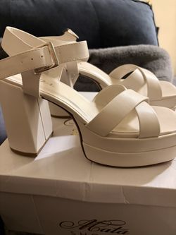 Size 8 Heels White