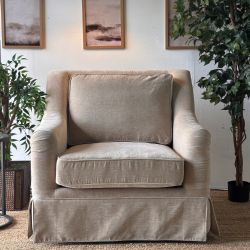 Interior Define Alexander Swivel Chair – Brand New Return, Free Delivery!