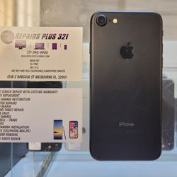 Unlocked Black iPhone 7 32gb