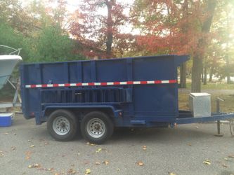 Dump Trailer Service Dumpster Clean Up
